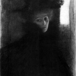 Lady with a hat and Cape